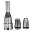 3 шт. цанговый патрон для фрезерных резцов (6,5 мм + 13 мм) + Удлинительный стержень с хвостовиком 12 мм для токарного станка с ЧПУ