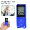 Mini Sports Radio with Clear Display Stable FM AM Reception Rechargeable Battery Portable Conference