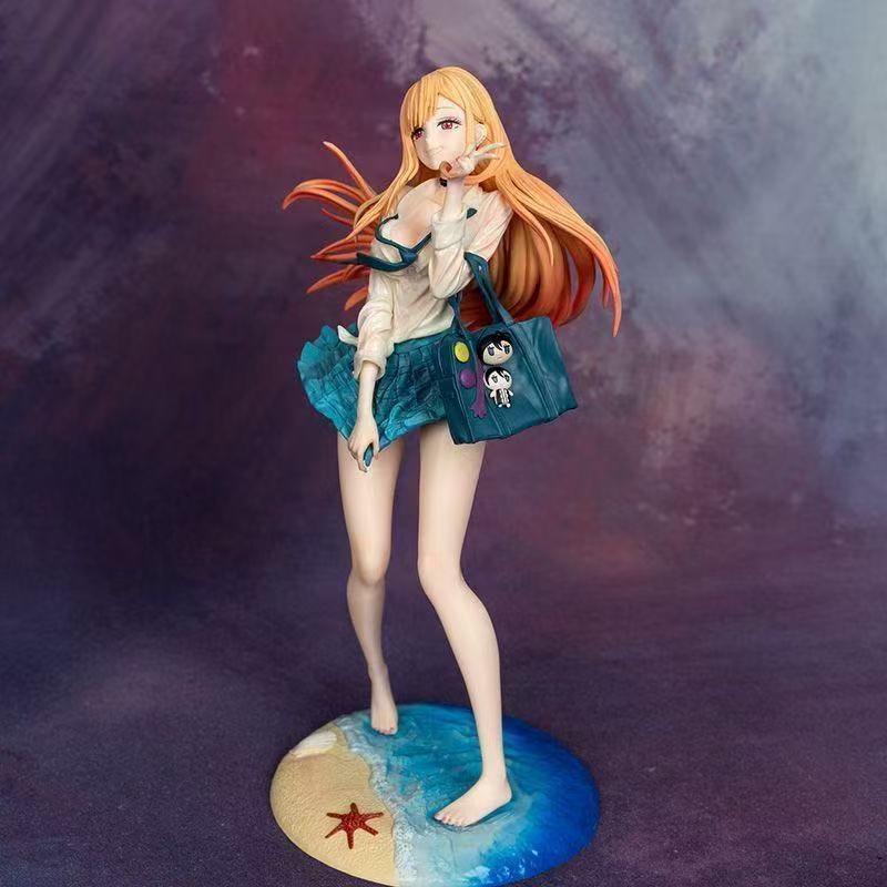 1/6 Scale Kitagawa Marin Figure - My Dress-Up Darling Collectible Anime Statue | High-Quality PVC Model with Display Base Toys