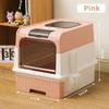 Large Enclosed UV-Sterilizing Cat Litter Box with Drawer
