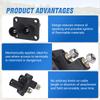 Remote Jump Start Terminal Plug Terminals ABS Plastic Black For Hella 8JB 177 305-001 For Rollers, Stackers, Mining Equipment