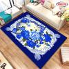 Ковер с принтом цветочного узора в ретро-цветах для спальни, гостиной, современный офисный коврик, подарок на Рождество, День благодарения для мамы и дочери