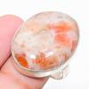 Sunstone Gemstone 925 Sterling Silver Jewelry Ring Size 8 L8q59