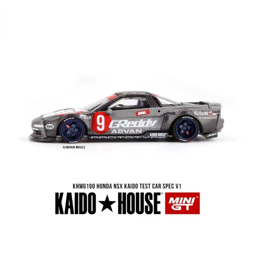 Kaido House + MINIGT 1:64 Honda NSX Kaido Тестовый Автомобиль Spec V1 Китайское Издание Литье под Давлением из Сплава Модель Автомобиля Коллекция