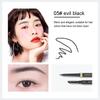 Маленький тонкий карандаш для бровей с двухсторонней кистью, прочный, легко окрашиваемый, устойчивый к поту, натуральный карандаш для бровей