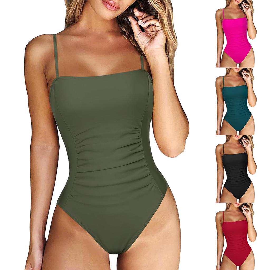 Women'S One-Piece Sexy Bikini Fashion With Bra Pads No Steel Support Swimming Costume Biquinis Feminino 2025