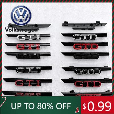 2026 Горячий Для VOLKSWAGEN VW 1 шт. ABS GTI GTD Логотип Автомобильная Передняя Решетка Капота Заменяемая Наклейка Для Volkswagen VW Golf 8 Rline GTI Polo