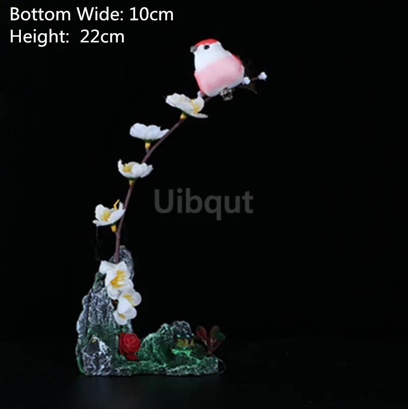 restaurant plate tray dish decorate Plum Peach blossom flower tree seafood sushi decoration ornamental artificial chef tools