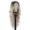 Women Wig High Temperature Wire Curly Long Wig Fashionable Natural Look Lady Gradient Hair Wig for Dress Up