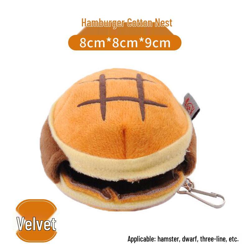 Зимнее теплое хлопковое гнездо для маленьких питомцев: Хомяки, Шиншиллы, Ежи, Белки и Кролики