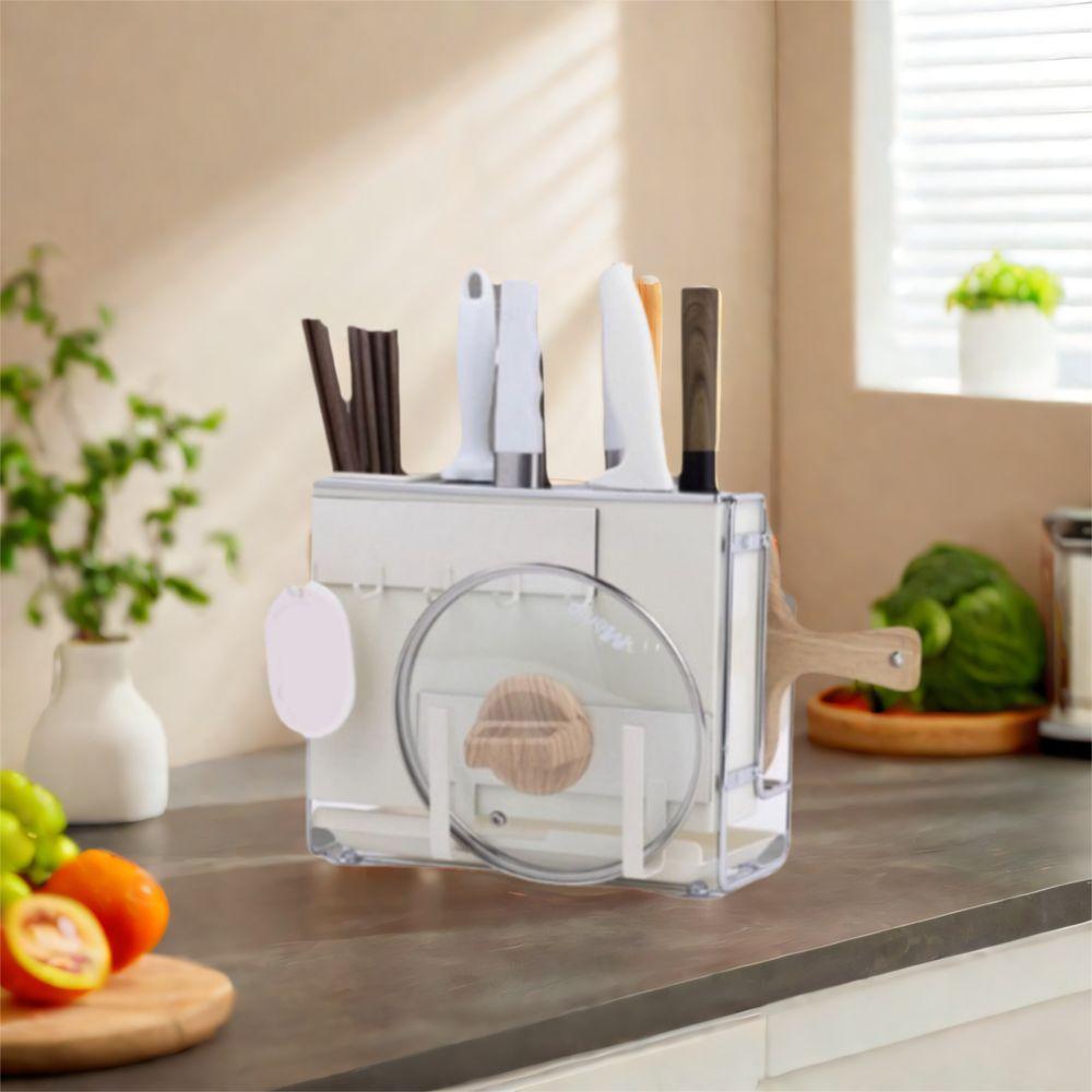 Rust-proof Chopstick Bucket Large Capacity Cooking Utensil Holder Kitchen Cutter Rack Kitchen