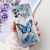 Чехол для Samsung Galaxy A52 SM-A525F Чехол Новый Стильный Цветок Бабочка Мягкий Силикон Чехлы для Телефона Для Samsung A72 A52s 5G Fundas