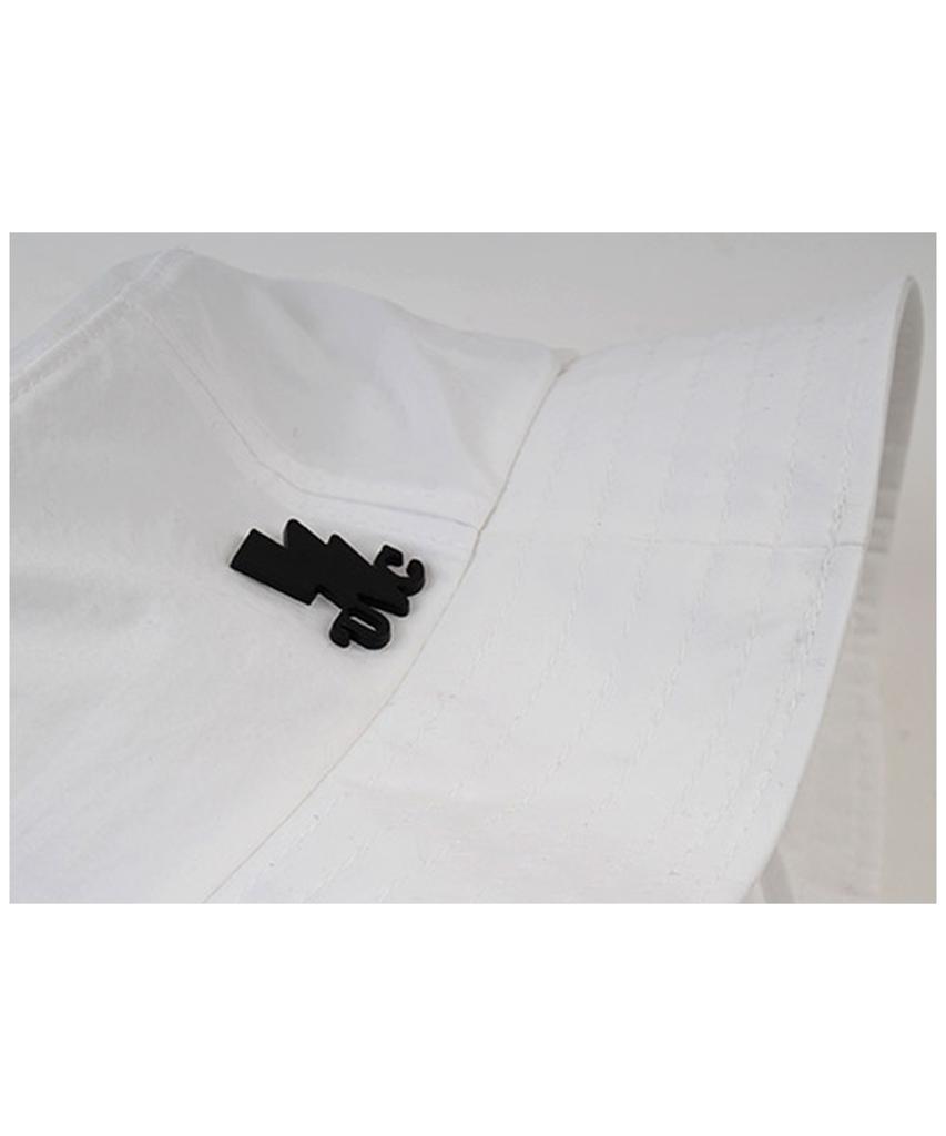 Yunibeosyeolkemiseuteuli Шляпа-бакет String White из полиэстера Шляпа-бакет из полиэстера