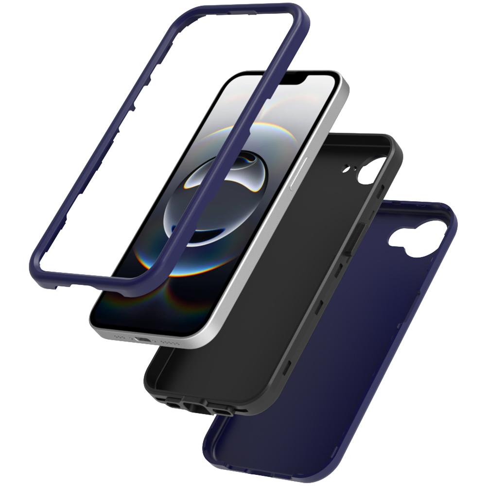 Для iPhone17e iphone16e iphone 17E 16E Чехол для телефона Ударопрочный 3 в 1 Гибридный Силикон и Жесткая броня Высокопрочный Чехол-обложка