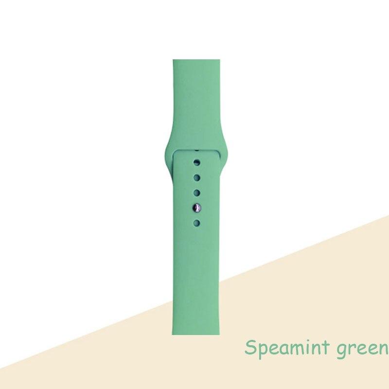 Силиконовый ремешок для браслета Apple Watch 44 мм 40 мм 38 мм 42 мм ремешок для часов Apple Watch Band Correa для Iwatch Series7 6 Se 5 4 3