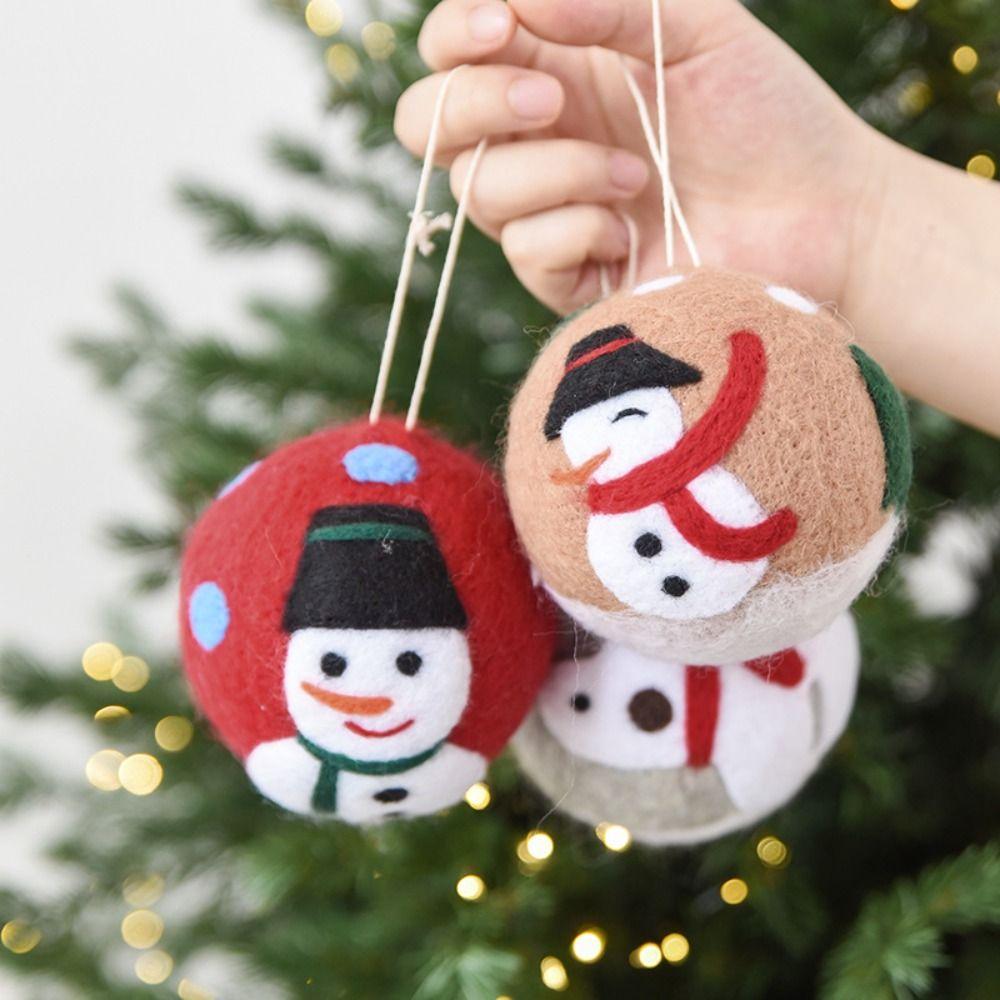 Wool Felt Christmas Ornaments Handmade Hanging Ornaments Felt Ornaments Christmas Tree Decor