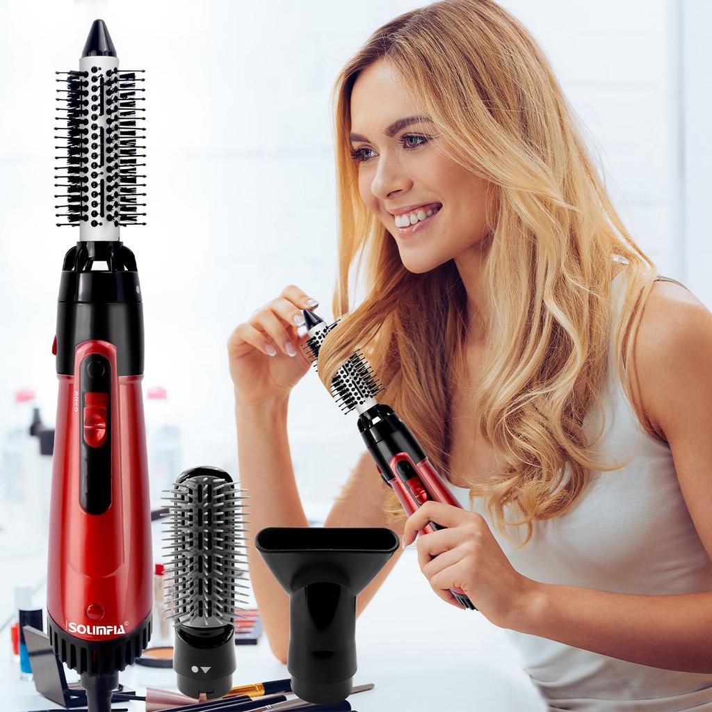Все в одном Электрическая плойка Профессиональный набор плоек Мгновенный нагрев Завивка волос с 2 сменными керамическими стволами