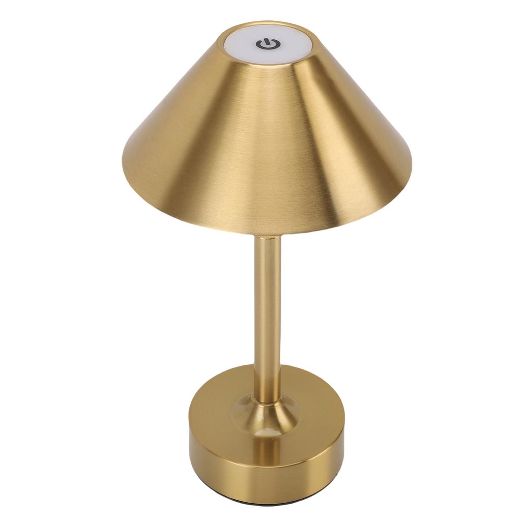 LED Cordless Table Lamp Dimmable Rechargeable Battery Powered Lamp with Telescopic Pole Touch Control 3 Colors Iron