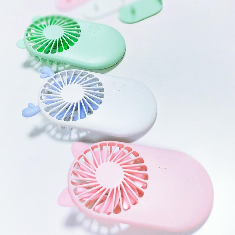 Portable Mini Fan Handheld USB Chargeable Desktop Fans 3 Mode Adjustable Summer Cooler For Outdoor Travel Office