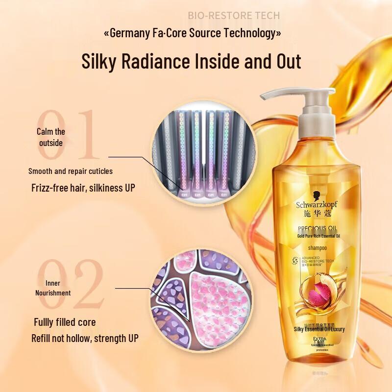 Шампунь Schwarzkopf Gold Pure с эфирным маслом 400 мл