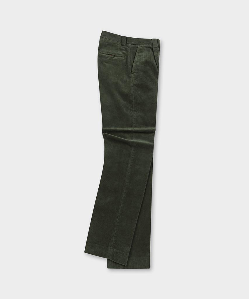 BROOKS BROTHERS Традиционный крой 8W Вельветовые брюки (оливковый) (Bbpcmm6920Kew)