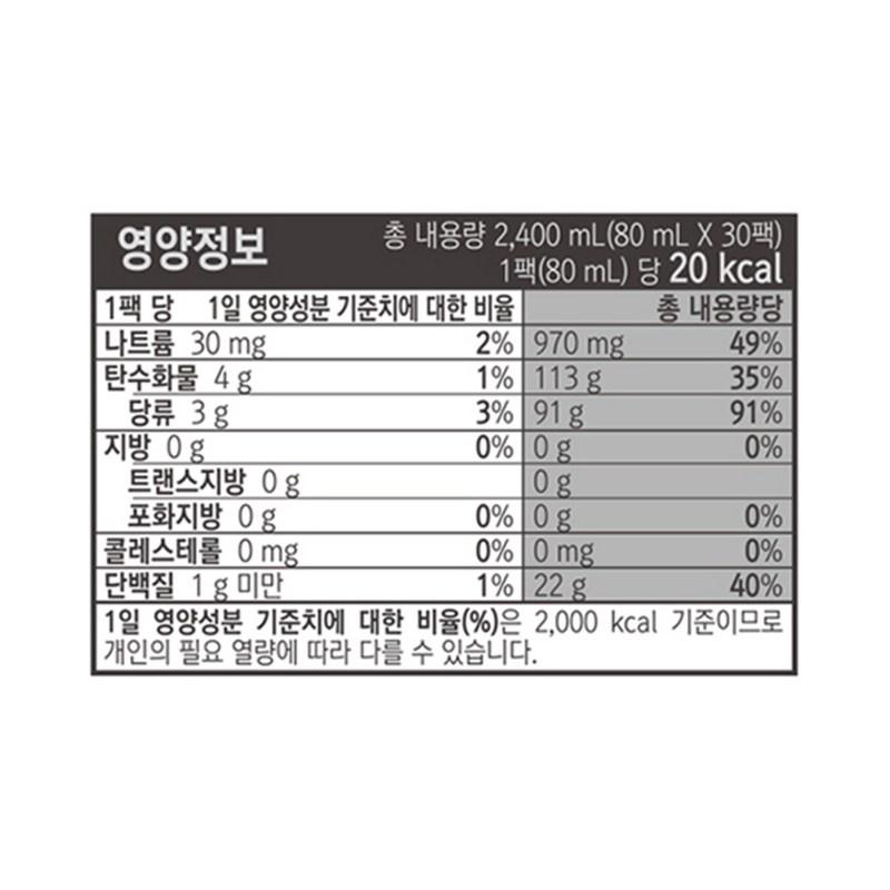 Cheonsimbon Clean New Zealand Deer Antler Power Deer Antler Red Ginseng Juice 80 мл 30 шт., 80 мл, 30 шт.