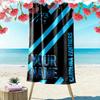 Name Custom Carolina Panthers Logo Print Beach Towel, Large Soft Quick Dry Towel for Beach Camping Swimming