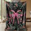 Neon Leopard Abstract Art 1 Theme blanket Lightweight Warm Flannel Blanket Decorative Throw Blanket for Home Decoration