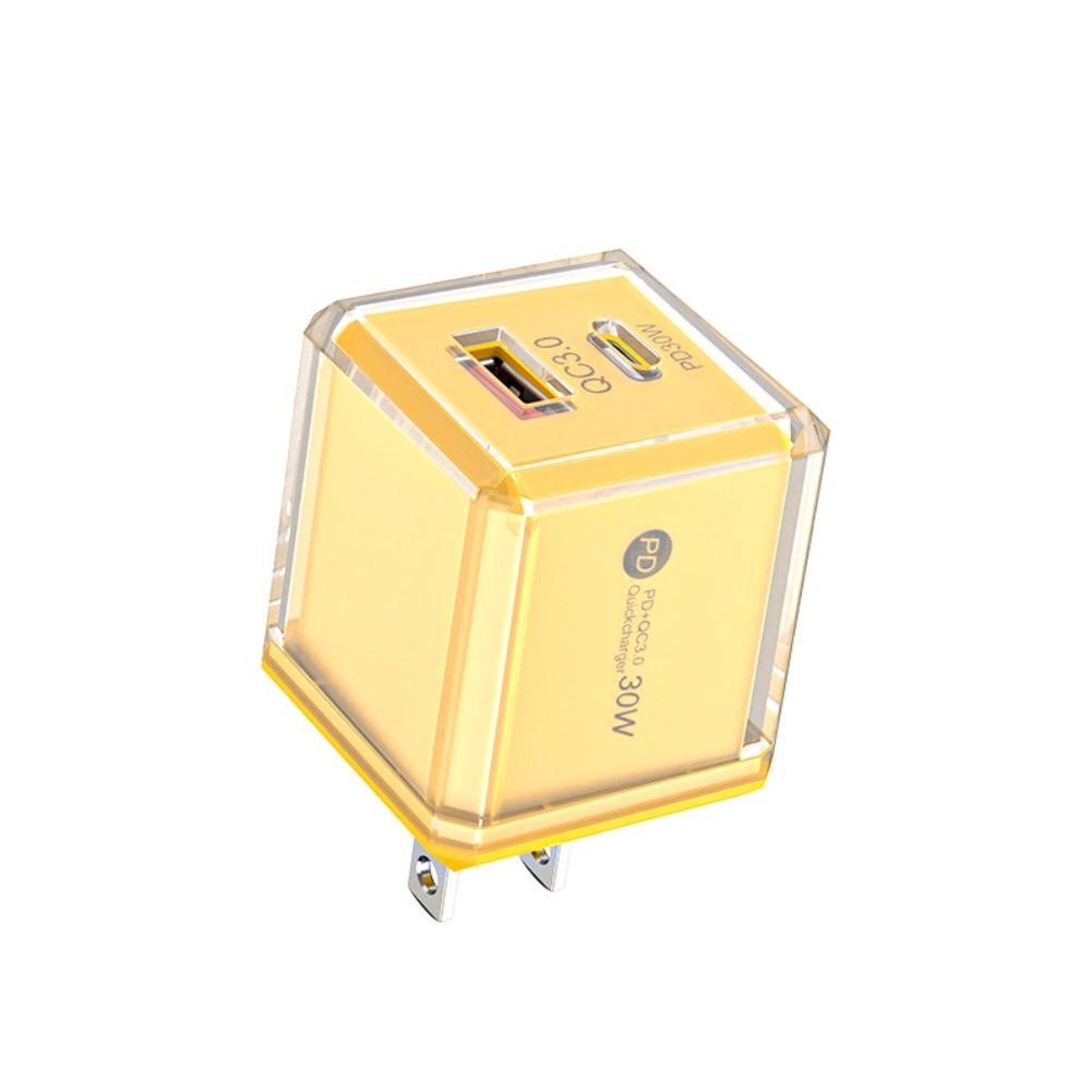 Универсальная вилка-зарядное устройство с несколькими портами PD30W USB A+C EU/US Адаптер для зарядки телефона Быстрая зарядка PD QC3.0 Адаптер Quick Charge