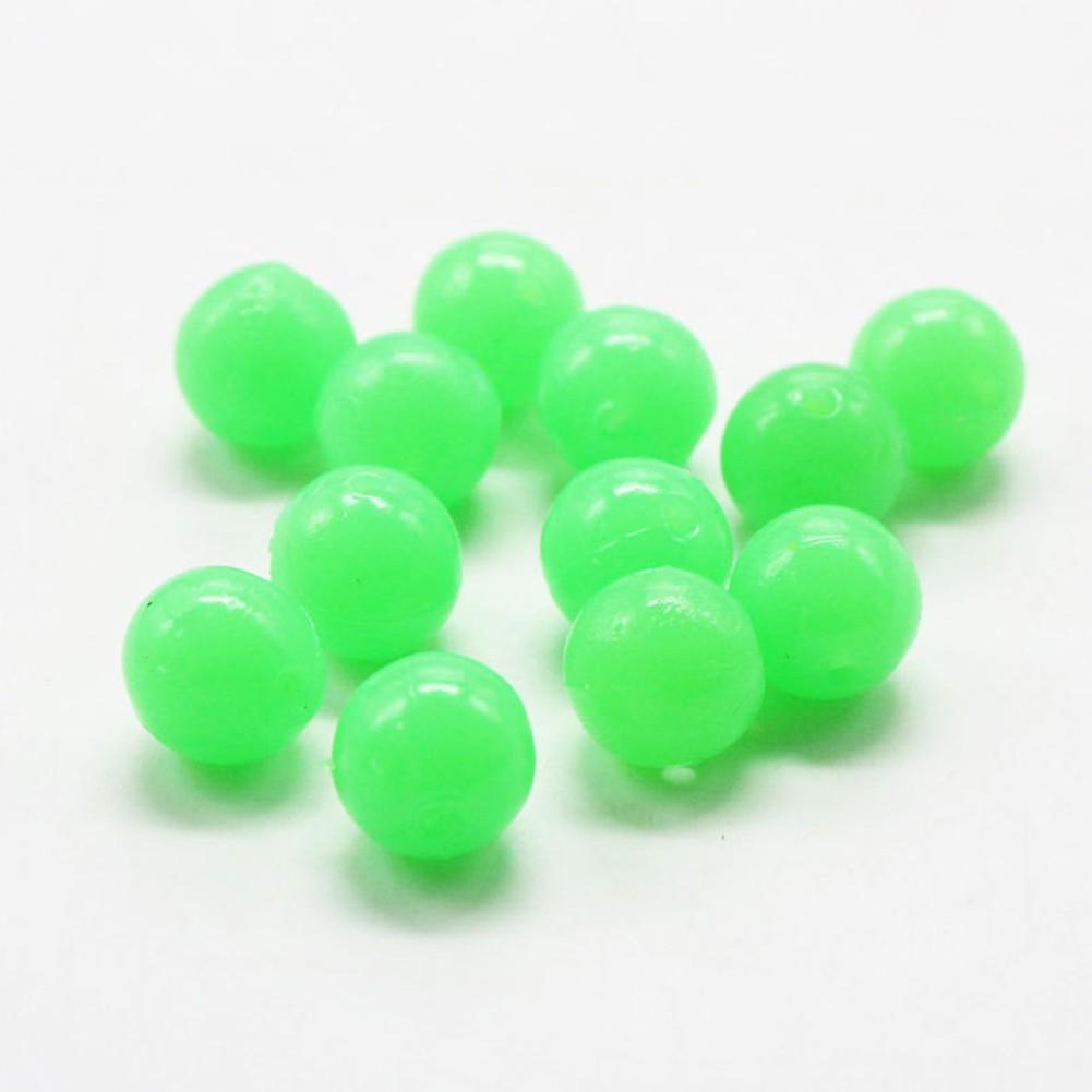 50*Round 8mm Fishing Beads Stopper Rig Bait Bead Lures Rigging Carp Tackle UK~