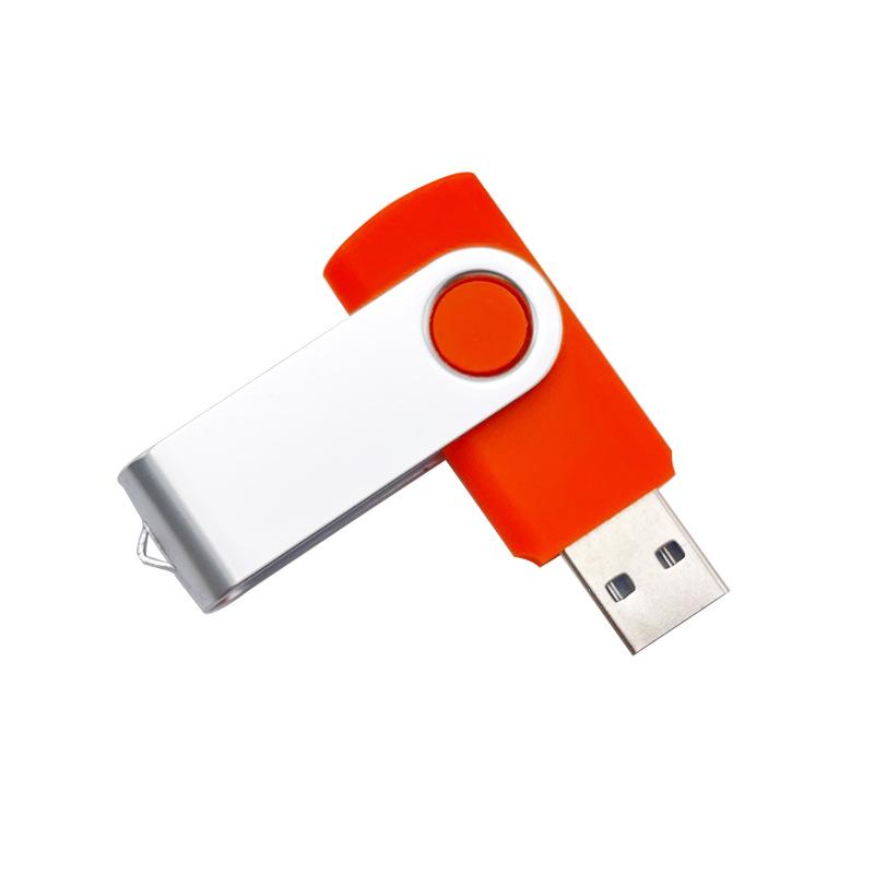 Custom Rotating USB Flash Drive - High-Speed Storage Options: 8GB, 16GB, 32GB, 64GB - Ideal for Car Music & More