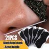21 шт., удаление прыщей, бамбуковый уголь, минеральная маска для носа, очищение пор от черных точек с иглой от прыщей
