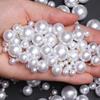 Подвеска Белый жемчуг Модные серьги Аксессуары Бусины россыпью 5/10 шт 4-16 мм Жемчужное ожерелье Материалы Имитация жемчуга DIY Изготовление ювелирных изделий бусины
