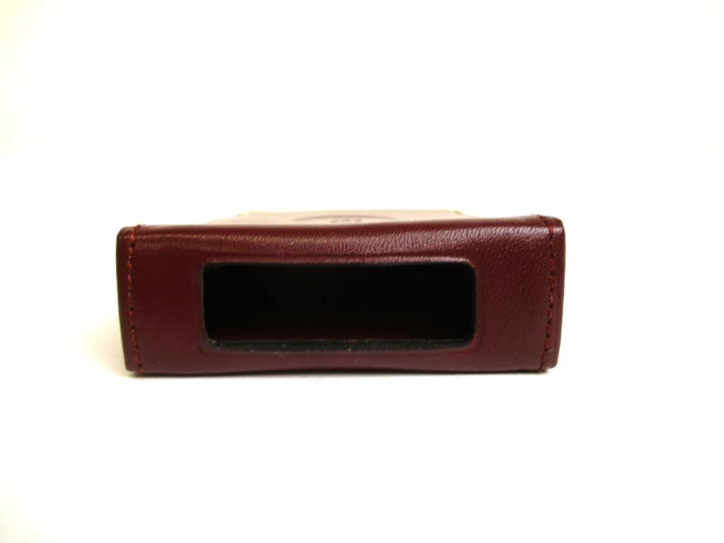 Authentic Cartier Must De Cartier Bordeaux Leather Cigarette Case #a990  Open box