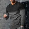 Men's Fashion Casual Top 3D Printed Long Sleeve T-shirt