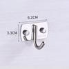 304 Stainless Steel Hook Hole Free Wall Mounted Kitchen Multifunctional Hanging Rack Hotel Clothes Hook Storage Rack
