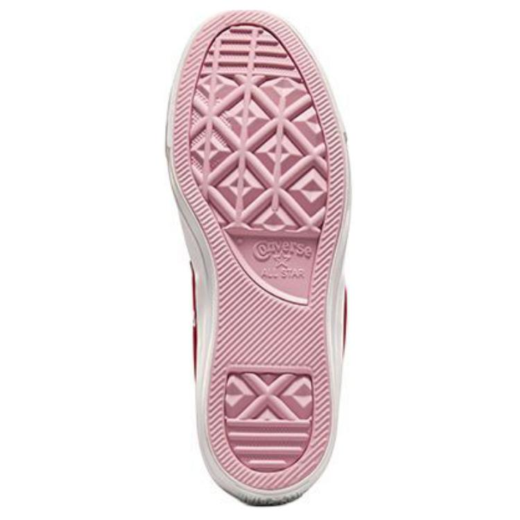 Converse Chuck Taylor All Star Low Гингем Шнурки Женские Кроссовки Красный Дни-вперед Белый A13662C