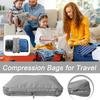 Luggage Compression Bags Moving Storage Organizer Waterproof Double-Sided Space Saving Compression Pouch For Airplane Cruise