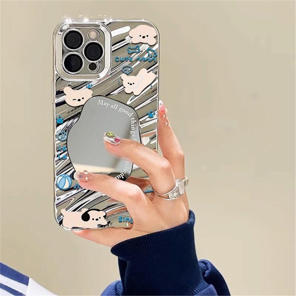 Чехол-зеркало для макияжа для iPhone 11 13 16 Pro Max iPhone 14 15 12 13 Pro Max 16 Plus 13 Pro Samsung A55 A54 A15 A12 A52S A34 A14 A30S A53 A52 A50