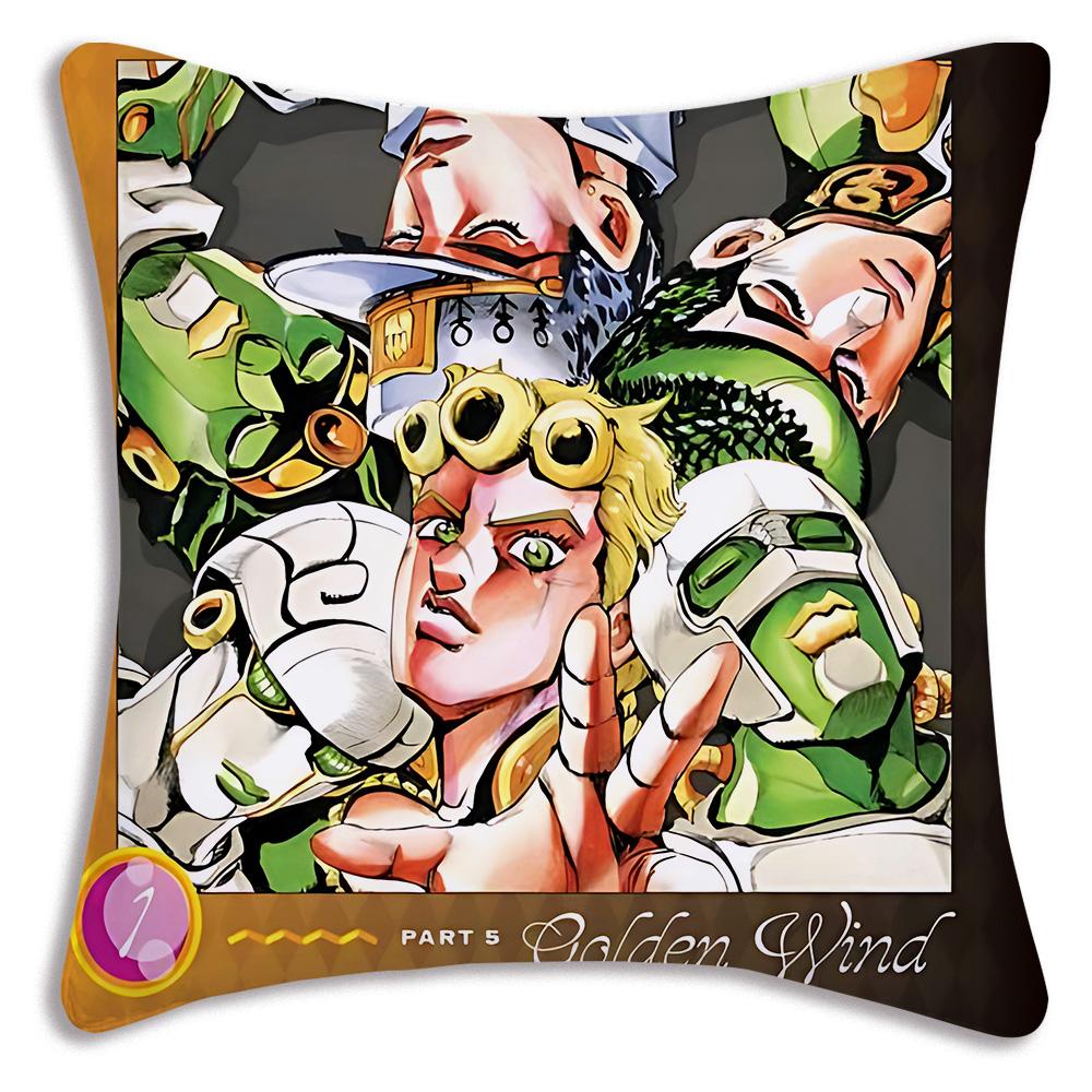 Милые наволочки JoJo's Bizarre A-Adventure Мультяшные Декоративные для Дивана Дома Двусторонняя Печать Короткий Плюш Милая Наволочка