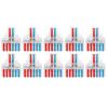 10pcs Electrical Connectors Wire Block Quick Splice Terminal Blocks 2 Inet 6 Outlet LT?623