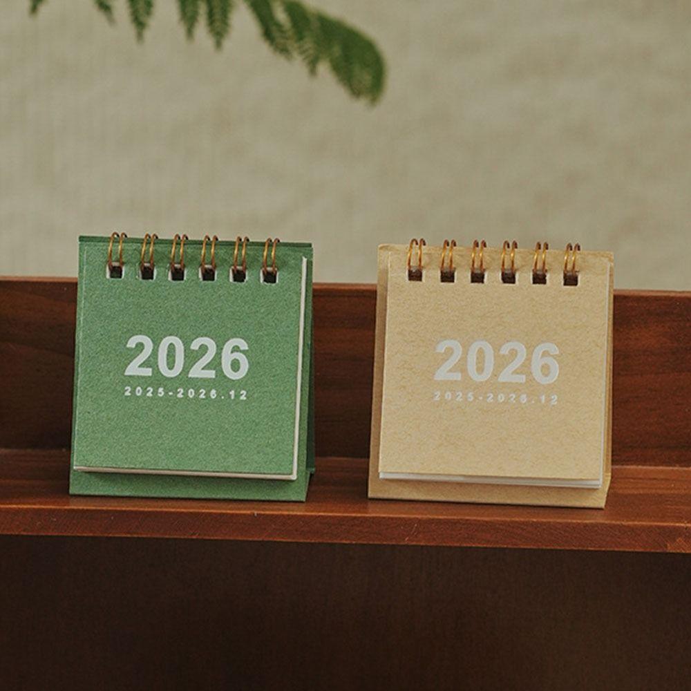 Coil Mini Calendar Desktop Decoration Schedule Planner Simple Daily Planner  Gifts