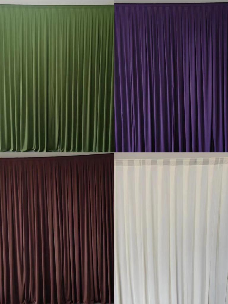 Свадебная драпировка из молочного шелка, ткань для фона