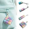 2/3/4/9-Keys Keyboard Fidget Toy, Stress Relief Push Button Finger Clicker Toy, LED Light-up Mechanical Keyboard Fidget Keychain