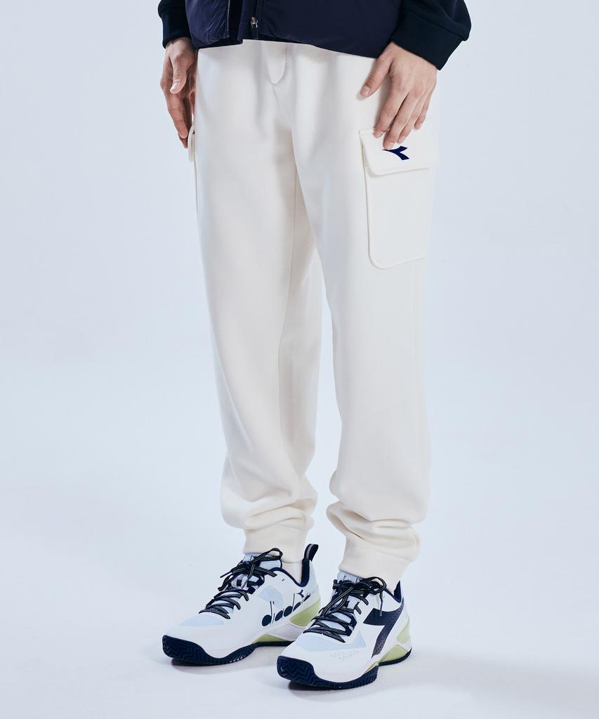 diadora Move Warm Cargo Jogger Pants Ivory