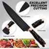 7PCS Stainless Steel Utility Knife Chef Knife Kitchen Knife Multi-tool Knife Stand Kitchen Scissors Fruit Knife Bread Knife Cooking Tool Set