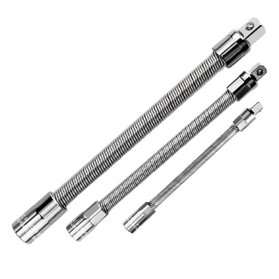 1/3 шт. Гибкий удлинитель вала 3/8" 1/4" 1/2" Приводной Гибкий удлинитель для торцевого ключа