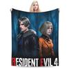 Клэр Редфилд Resident Evil Фан-арт Плед Взрослый Ребенок Фланель Постельное белье Пледы Для домашнего декора Теплый Уютный Качественный Покрывало