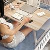 1pc Portable Ergonomic Cork Lap Desk with Bamboo Finish, Work Ergonomic Stand,Foldable Desk Design,Stable Desk Design