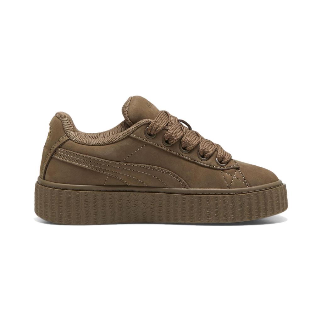 Puma Fenty x Creeper Phatty Little Kid Earth Tone Pack - Полностью серо-коричневые детские кроссовки коричневый золотистый теплый белый 399867-01